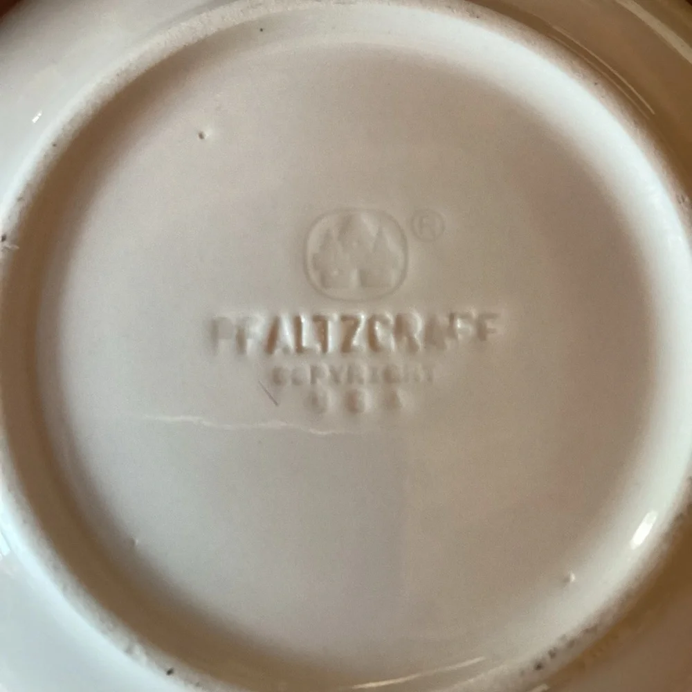 Pfaltzgraff Juniper Vintage Saucers - set of 4